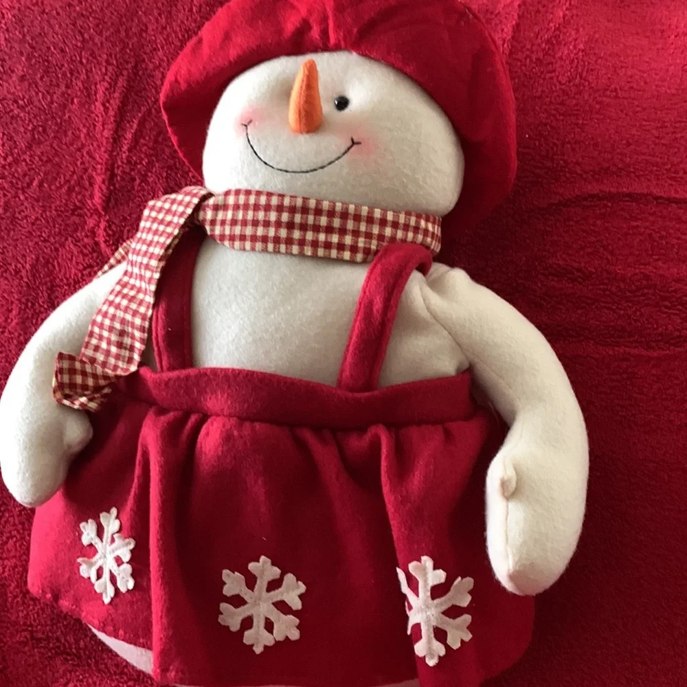 Mr & Mrs Snowman Pillows
